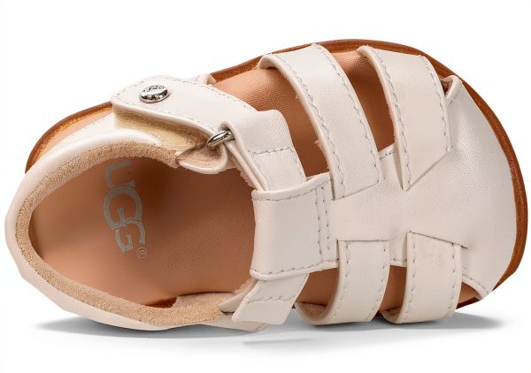 UGG Kids Sandals Faux Leather Slip On with Buckle-1