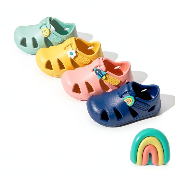 Ten Little Soft White Water Sandals for Kids-6