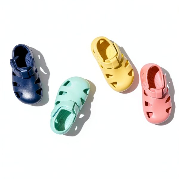 Ten Little Soft White Water Sandals for Kids-2