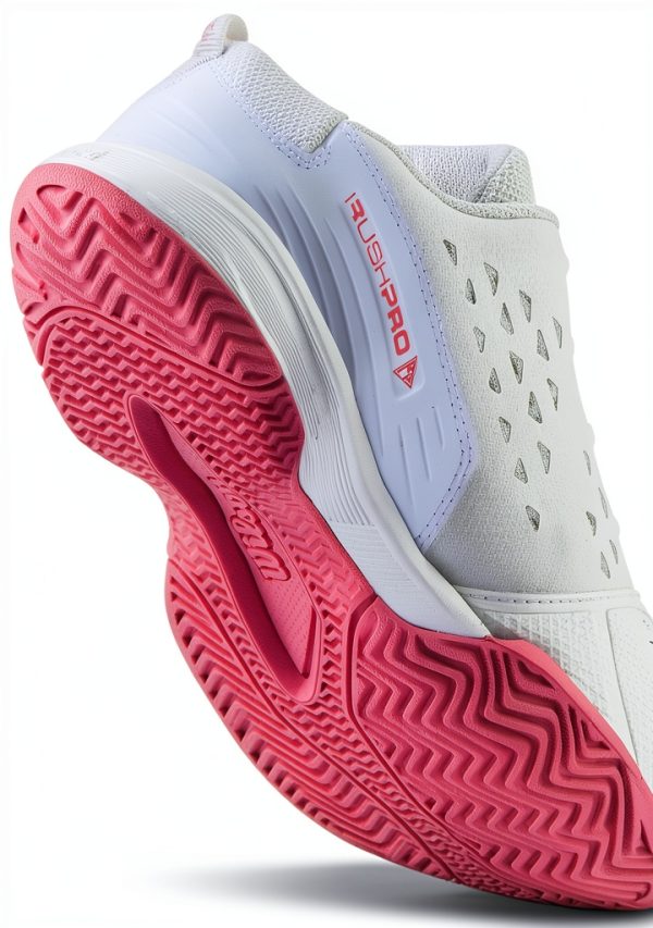 Wilson Rush Pro Junior Tennis Shoes White-13