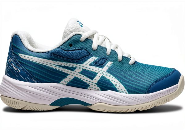 Asics Boys Racquet Shoes TRUSSTIC Gel 3.5 Teal-7