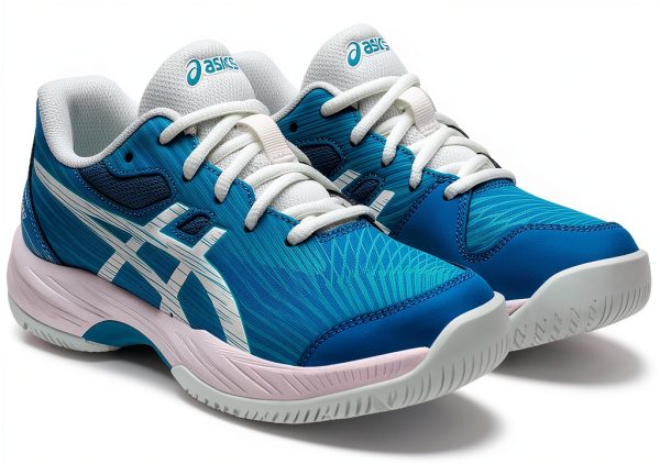 Asics Boys Racquet Shoes TRUSSTIC Gel 3.5 Teal-1