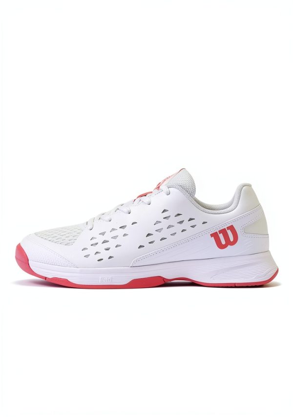 Wilson Rush Pro Junior Tennis Shoes White-6