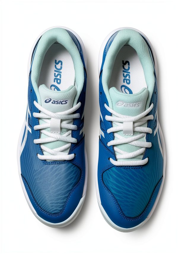 Asics Boys Racquet Shoes TRUSSTIC Gel 3.5 Teal-5