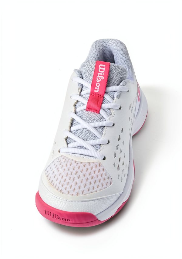 Wilson Rush Pro Junior Tennis Shoes White-15