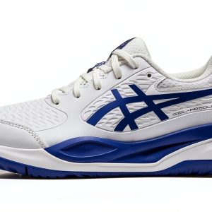 ASICS Kids Racquet Shoes with GEL Rearfoot Tech White Grey Blue 4BK-0