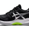 Asics Kids Racquet Sport Shoes 3 Little Kid Black Pure Silver Upper-4