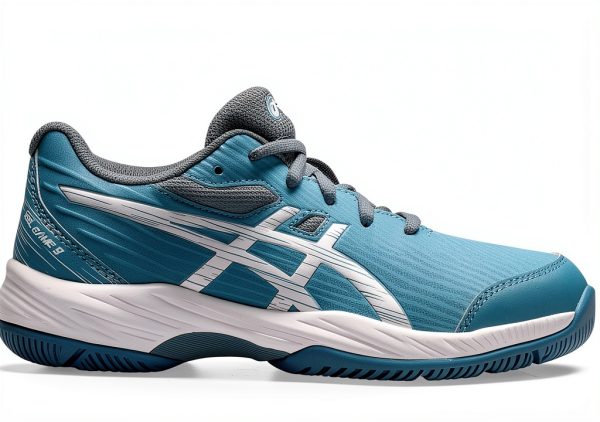 ASICS Boys Racquet Sport Shoes 1044A052-104 Grey/White Big Kid-0