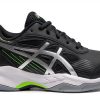 Asics Kids Racquet Sport Shoes 3 Little Kid Black Pure Silver Upper-1