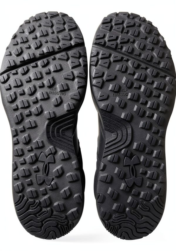 Under Armour mens Micro G Stellar Zip Waterproof Boot Black Anthracite-1