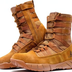 Lightweight Military Tactical Combat Boots Men Outdoor Hiking Desert Army Boots Breathable Male Jungle Shoes Man Side Zipper-0