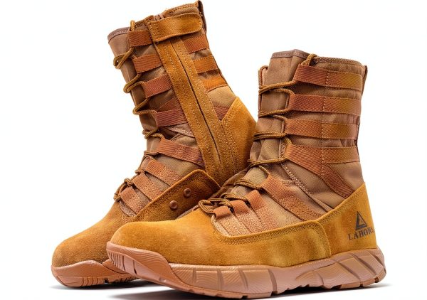 Lightweight Military Tactical Combat Boots Men Outdoor Hiking Desert Army Boots Breathable Male Jungle Shoes Man Side Zipper-0