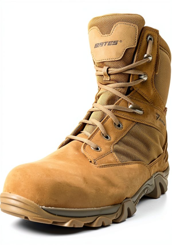 Bates Men's Gx-8 Composite Toe Side Zip Work Boot Desert Coyote-0