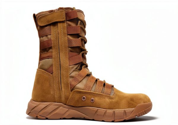 Lightweight Military Tactical Combat Boots Men Outdoor Hiking Desert Army Boots Breathable Male Jungle Shoes Man Side Zipper-1
