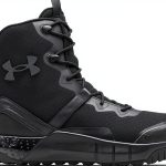 Under Armour mens Micro G Valsetz Zip Tactical Boots Black Leather-0