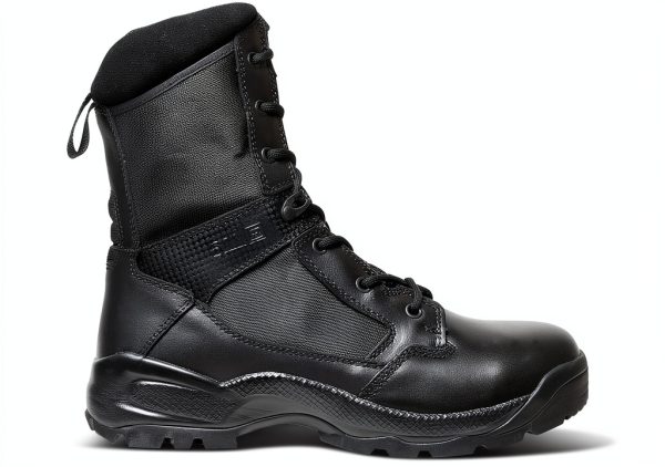 5.11 Tactical Men's Boots, ATAC 2.0 Side-Zip, 8-Inch, Black, Style 12391ABR-0
