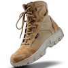 FREE SOLDIER Men's Tactical Hiking Boots Lightweight Comfortable Combat Work Boots 6 Inches-4