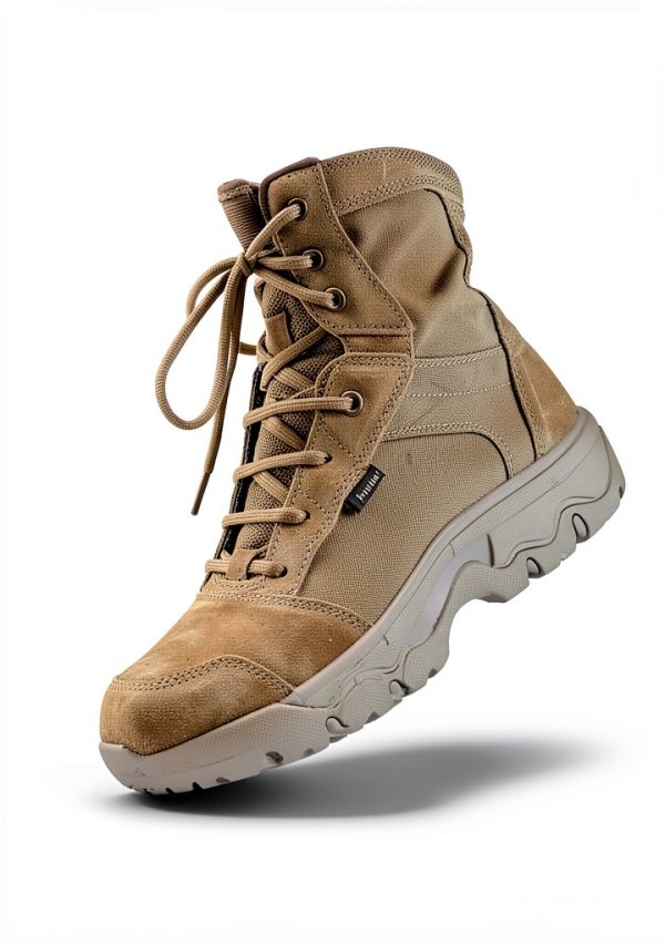 FREE SOLDIER Men's Tactical Hiking Boots Lightweight Comfortable Combat Work Boots 6 Inches-4