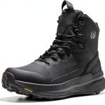 Men's Lightweight Military Tactical Boots Non-Slip Work Boots For Men Comfortable All Day Waterproof Hiking Boots Side Zipper Black Boot Shoes Mens Botas de trabajo para hombres-0