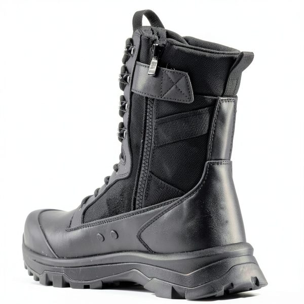 Tactical Boots for Men Lightweight Military Combat Work Boot Side Zipper Motorcycle Hiking Boots 8 Inches-6