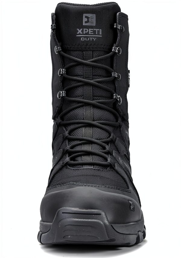 XPETI X-FORCE 8" Waterproof Tactical Boots with Leather TPU Overlay-3