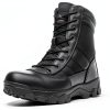 NORTIV 8 Men's Tactical Military Work Boots Side Zipper Outdoor Motorcycle Combat Boots 8 Inches 2.0 Trooper-pro-0