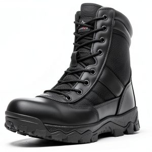 NORTIV 8 Men's Tactical Military Work Boots Side Zipper Outdoor Motorcycle Combat Boots 8 Inches 2.0 Trooper-pro-0