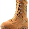 Belleville Khyber TR550 8" Combat Boots for Men - Lightweight, Hot Weather, Multi-Terrain Military Boots - Army OCP ACU - Coyote Brown Leather & Nylon with Vibram Traction Outsole-0