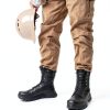 Tactical Boots for Men Lightweight Military Combat Work Boot Side Zipper Motorcycle Hiking Boots 8 Inches-5