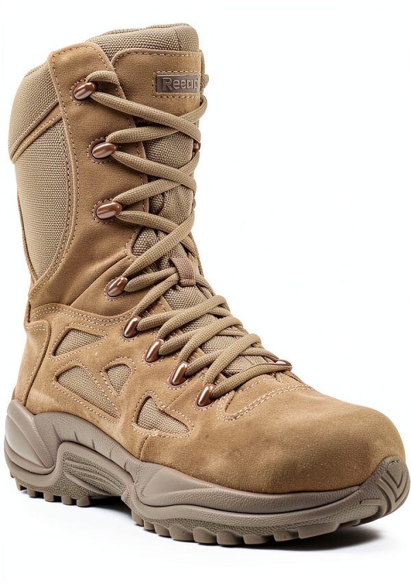 Reebok Work Rapid Response RB 8" Composite Toe Men's Boot Coyote-3