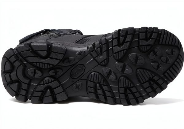 Merrell Mens Moab 3 8” Zip Tactical Waterproof Boots Black-2