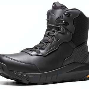 NORTIV 8 Men's Waterproof Tactical Work Winter Boots with Arch Support-0