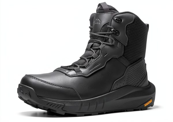 NORTIV 8 Men's Waterproof Tactical Work Winter Boots with Arch Support-0