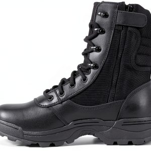 Men's Military Tactical Work Boots RIELD Side Zipper Jungle Combat-0