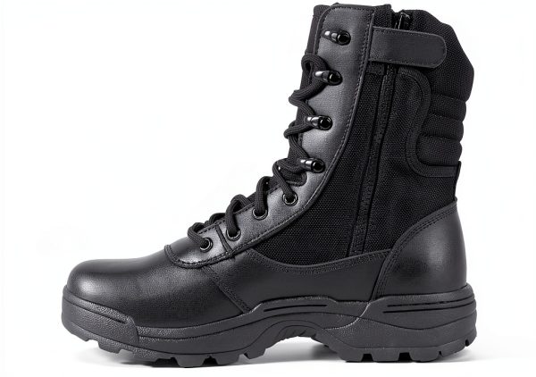 Men's Military Tactical Work Boots RIELD Side Zipper Jungle Combat-0