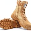 Men's Military Tactical Work Boots IODSON 8 Inch Zipper Punctureproof-2