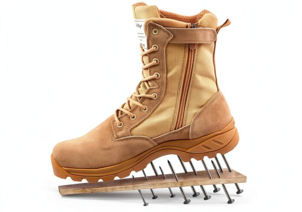 Men's Military Tactical Work Boots IODSON 8 Inch Zipper Punctureproof-1