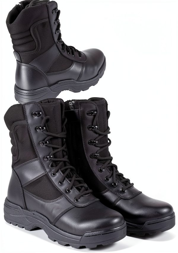 Men's Military Tactical Work Boots RIELD Side Zipper Jungle Combat-4