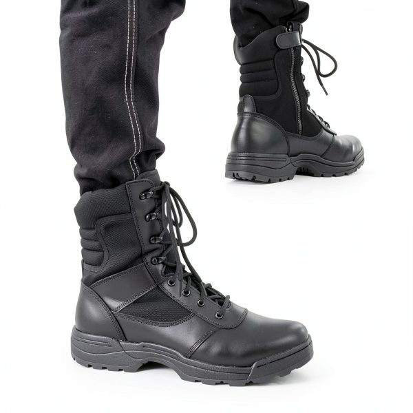 Men's Military Tactical Work Boots RIELD Side Zipper Jungle Combat-5
